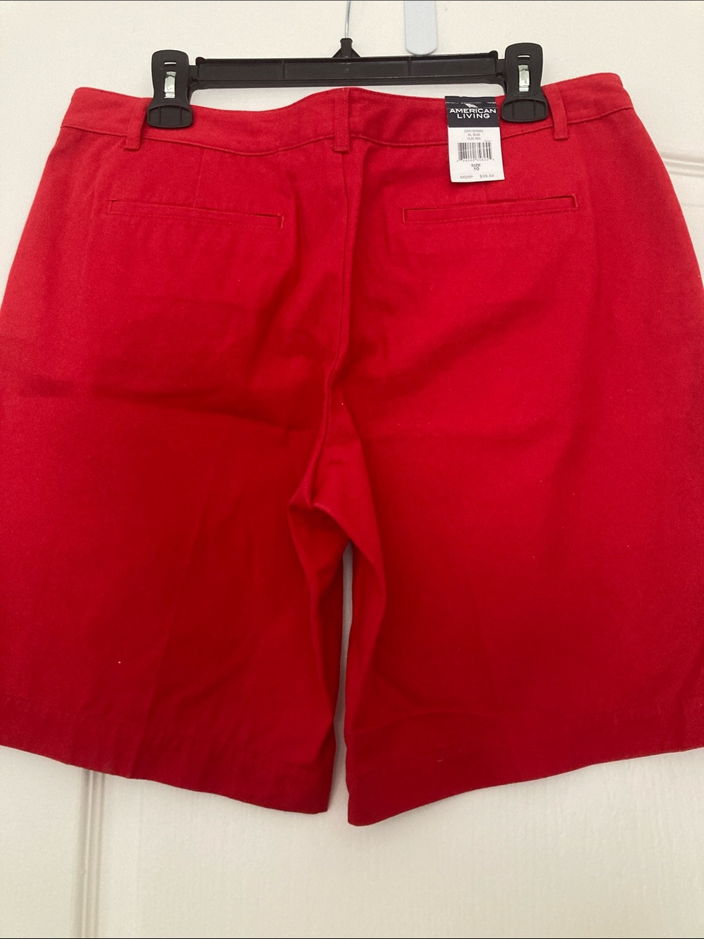 🆕 American Living Red “Bermuda Shorts” with Belt Loops